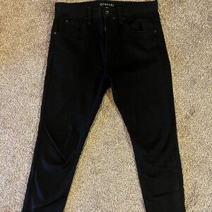 Empyre verge black tapered skinny jeans/billie Joe style size 30